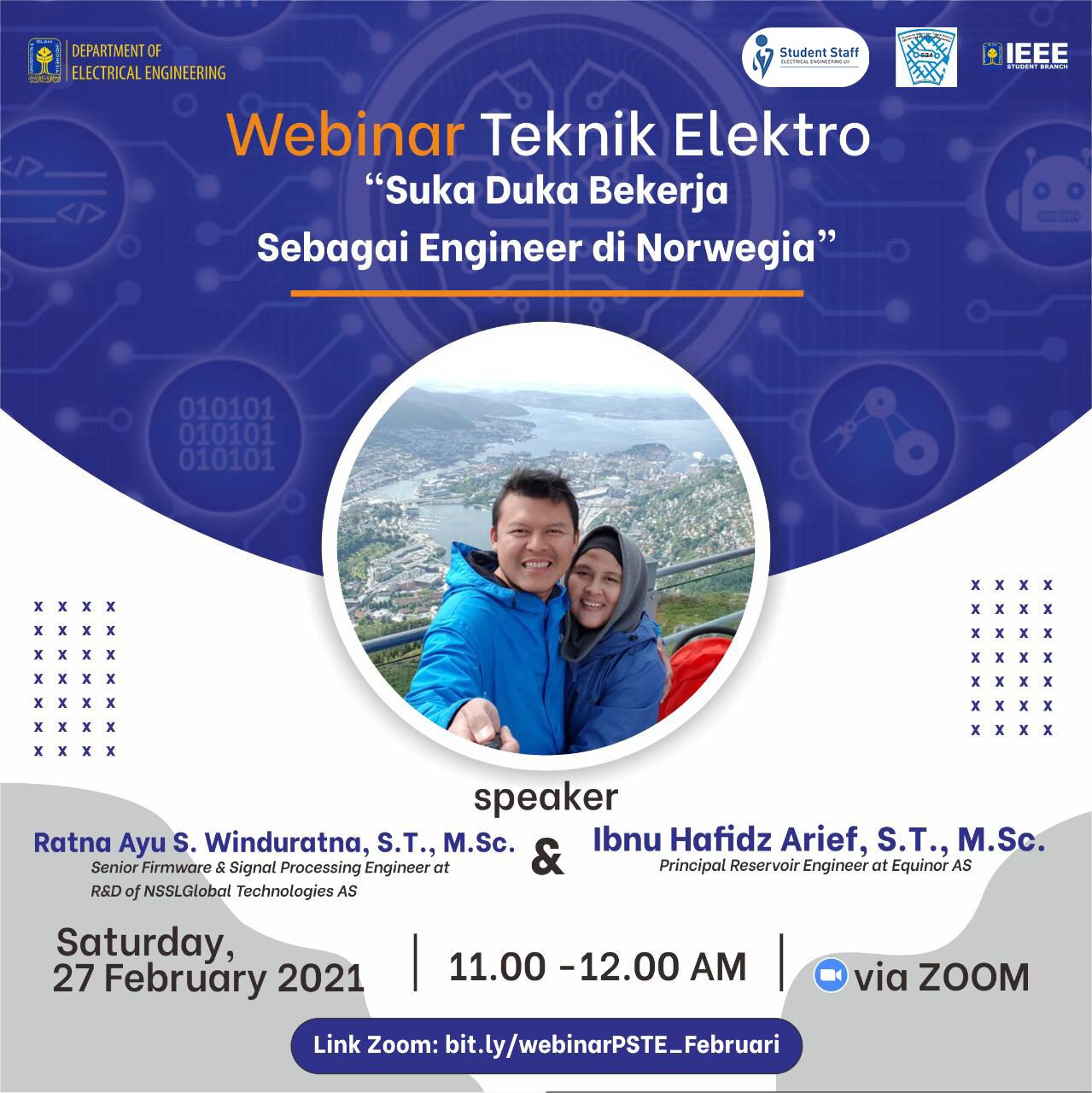 Seri webinar mahasiswa Teknik Elektro UII #1 : Suka Duka Bekerja